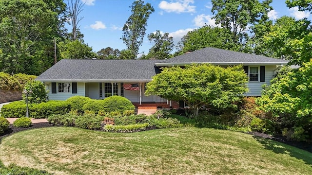224 Sheffield Rd, Greer, SC 29651 - view of front of home with a front yard and a porch