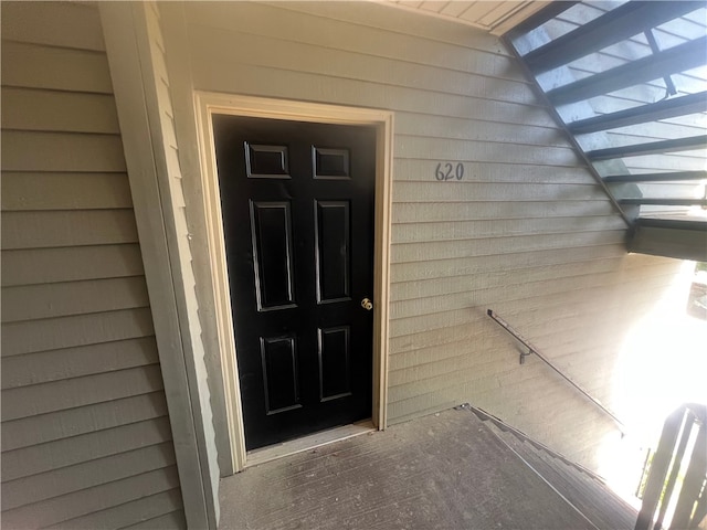 view of property entrance