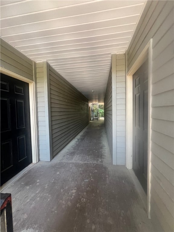 view of exterior entry