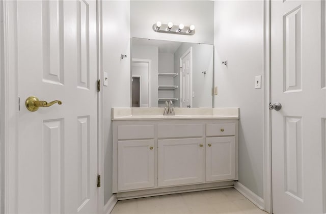 503 Columbine Ct, Easley, SC 29642 - bathroom featuring baseboards and vanity
