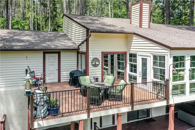 32 Par Harbor Way, Salem, SC 29676 - deck with outdoor dining area and area for grilling