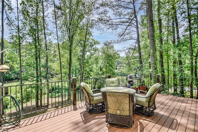 32 Par Harbor Way, Salem, SC 29676 - wooden deck featuring outdoor dining space