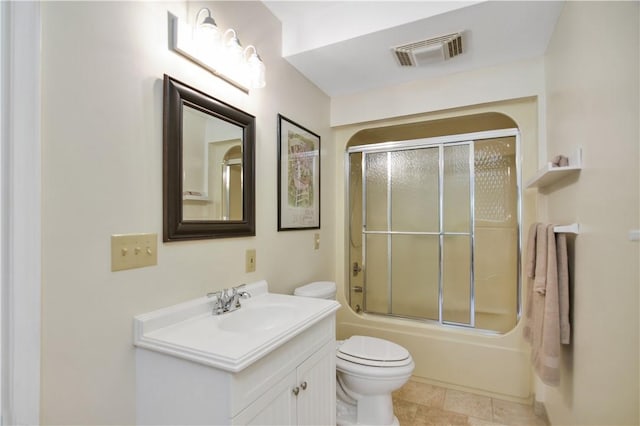 32 Par Harbor Way, Salem, SC 29676 - bathroom with toilet, vanity, and enclosed tub / shower combo