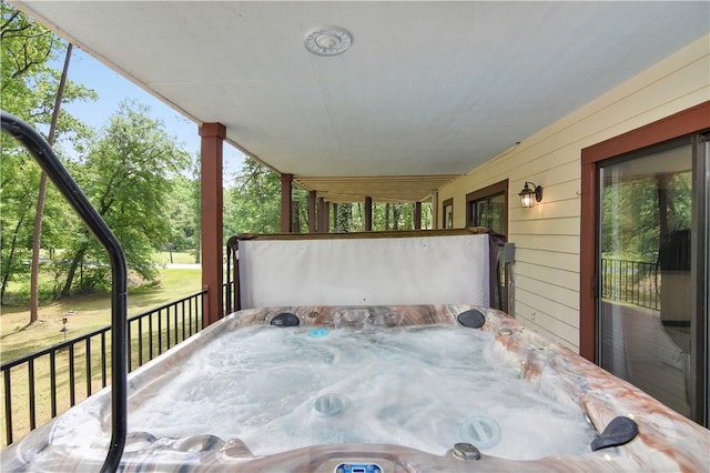 32 Par Harbor Way, Salem, SC 29676 - wooden terrace with a hot tub