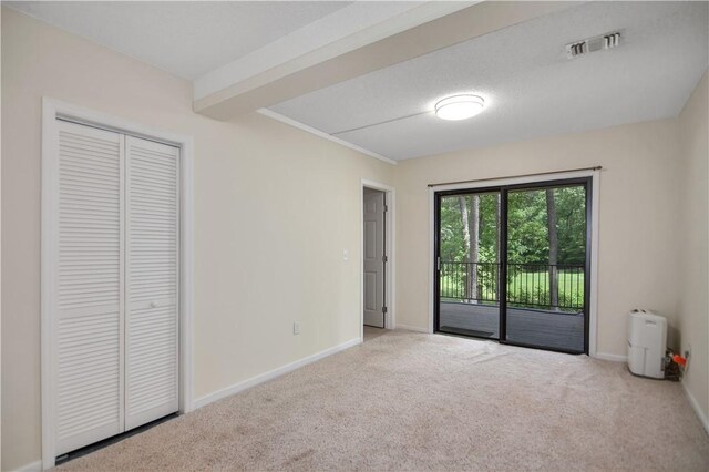 32 Par Harbor Way, Salem, SC 29676 - unfurnished bedroom with access to exterior, carpet flooring, baseboards, and a closet