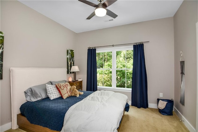 224 Edgewood Dr, Seneca, SC 29678 - bedroom featuring carpet floors and a ceiling fan