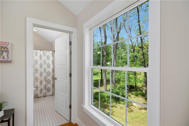 224 Edgewood Dr, Seneca, SC 29678 - doorway with vaulted ceiling