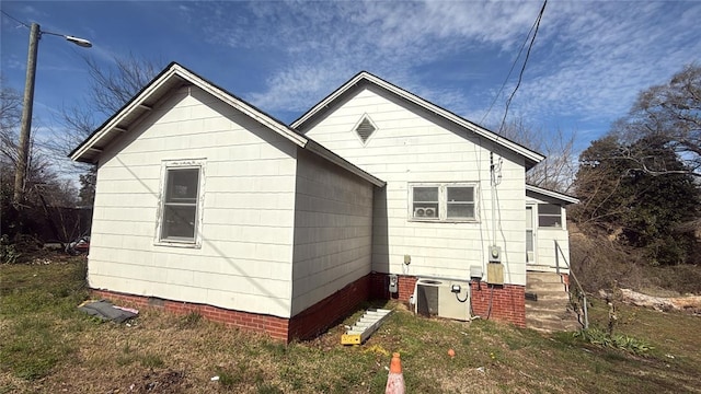 view of rear view of property