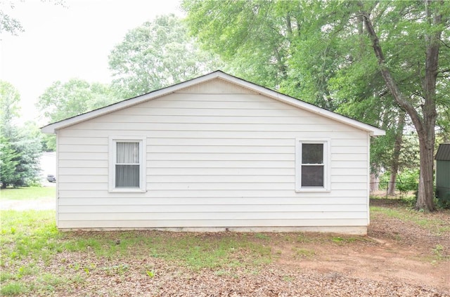 view of home's exterior