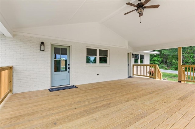 101 Fairview Dr, Greenville, SC 29609 - deck featuring ceiling fan