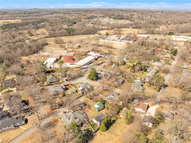 60 N Humphrey St, Inman, SC 29349 - aerial view of property and surrounding area featuring nearby suburban area