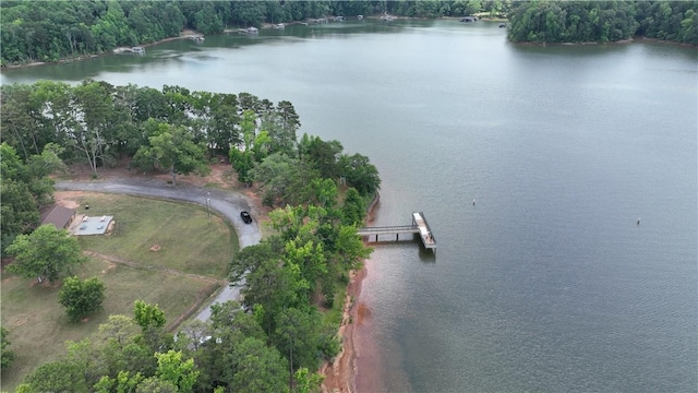 1211 Manse Jolly Rd, Anderson, SC 29621 - aerial view of property's location featuring a nearby body of water and a heavily wooded area