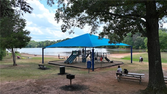 1211 Manse Jolly Rd, Anderson, SC 29621 - community jungle gym featuring a lawn and a water view