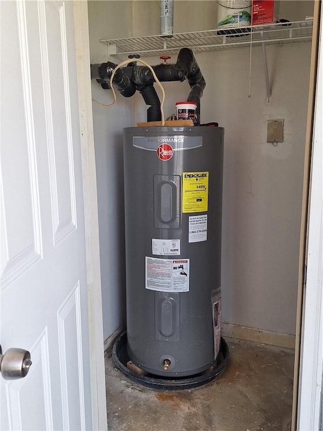 407 Northlake Dr, Anderson, SC 29625 - utility room with electric water heater