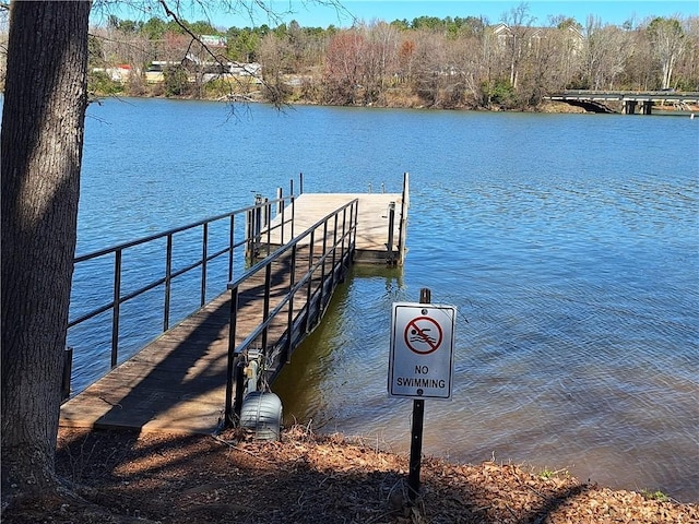 407 Northlake Dr, Anderson, SC 29625 - dock area with a water view