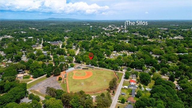 drone / aerial view