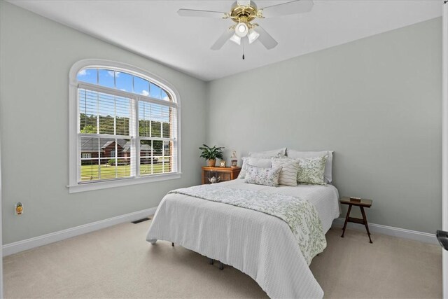 110 Red Maple Cir, Easley, SC 29642 - bedroom featuring carpet floors and a ceiling fan