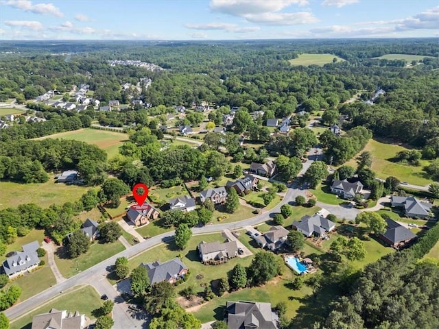 110 Red Maple Cir, Easley, SC 29642 - aerial view of property and surrounding area with nearby suburban area