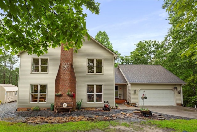 310 Fernwood Dr, Salem, SC 29676 - view of front facade featuring an attached garage, driveway, and crawl space