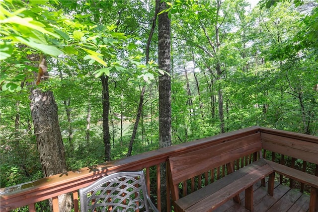 238 Jenkins Mill Dr, Westminster, SC 29693 - view of wooden deck