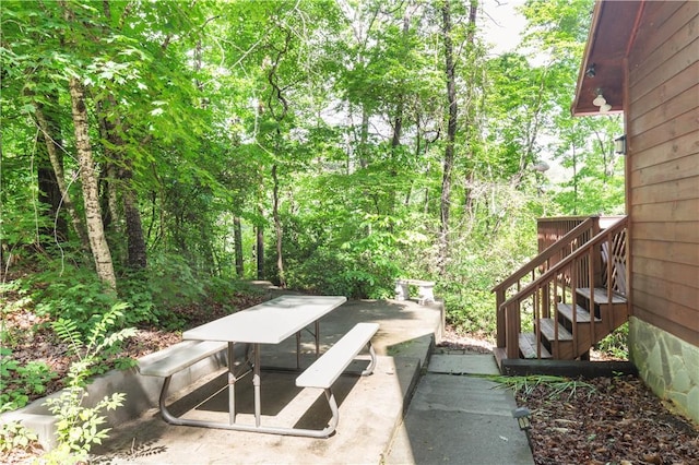 238 Jenkins Mill Dr, Westminster, SC 29693 - view of yard with a patio and stairway