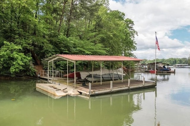 238 Jenkins Mill Dr, Westminster, SC 29693 - dock featuring a water view