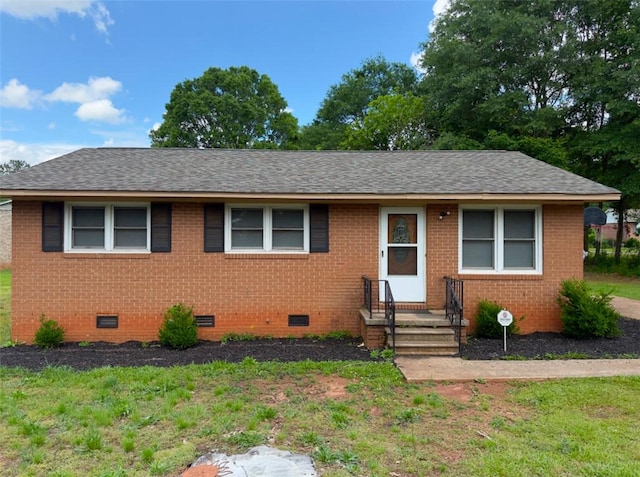 105 Sugar Pine Rd, Anderson, SC 29626 - view of front of property with crawl space, roof with shingles, and brick siding