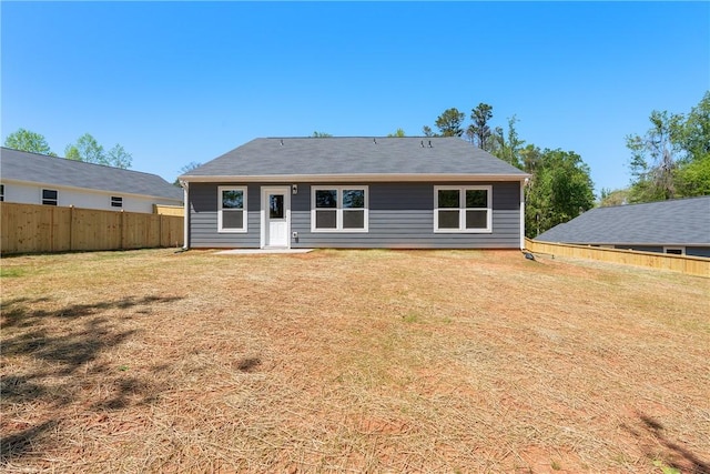 view of back of property