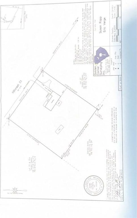 survey map / technical document