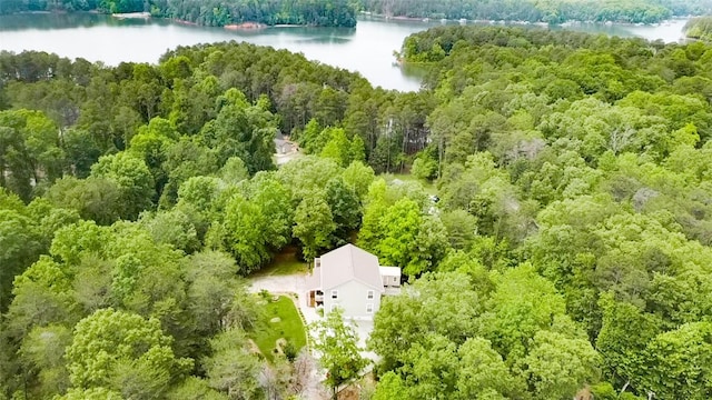 608 Mckinney Way, Westminster, SC 29693 - aerial view of a forest and a large body of water