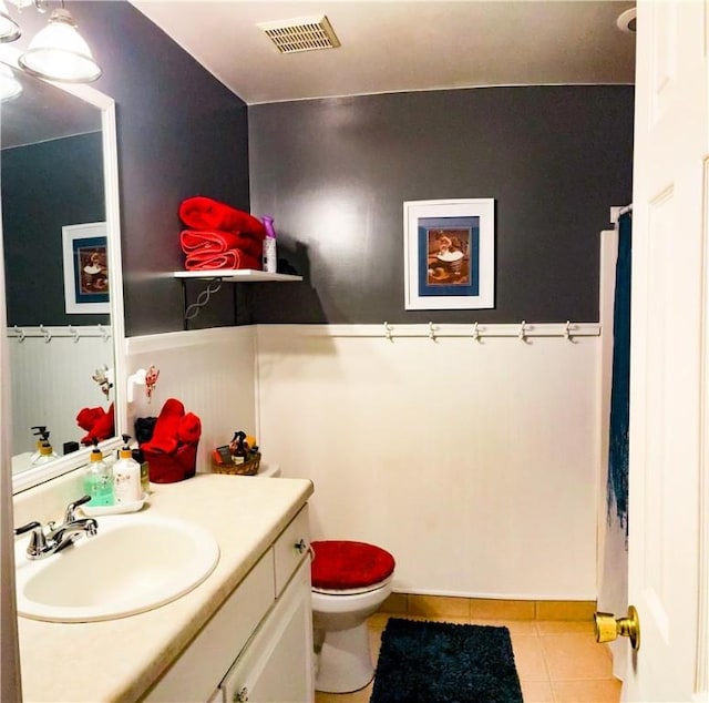 608 Mckinney Way, Westminster, SC 29693 - bathroom with tile patterned flooring, vanity, and toilet