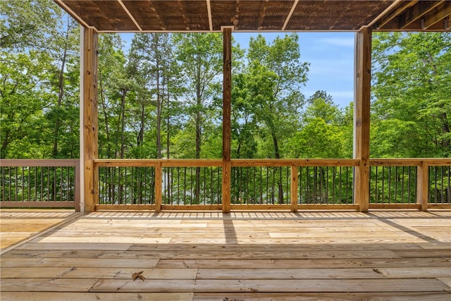 117 W Waters Edge Ln, West Union, SC 29696 - deck featuring view of scattered trees
