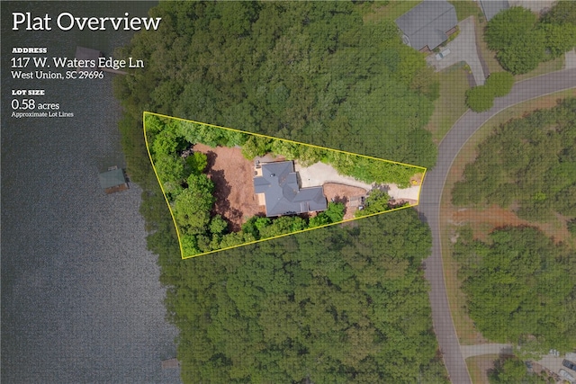 117 W Waters Edge Ln, West Union, SC 29696 - aerial view