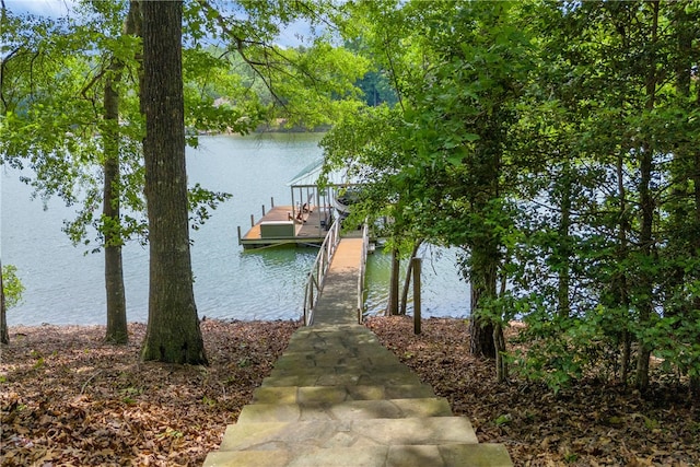 117 W Waters Edge Ln, West Union, SC 29696 - dock area with a water view