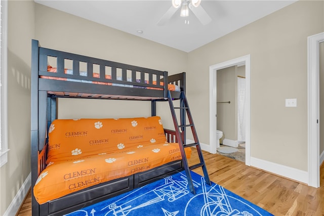 117 W Waters Edge Ln, West Union, SC 29696 - bedroom with wood finished floors, baseboards, and ensuite bath