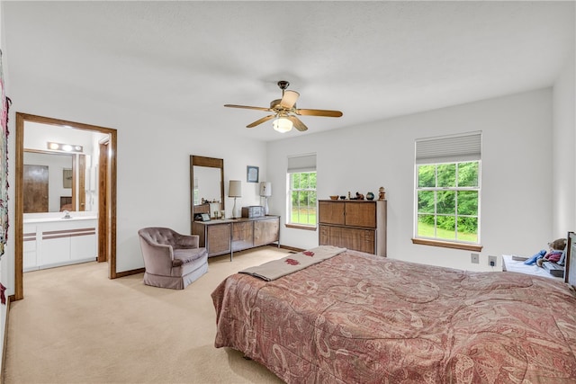 211 Jana Dr, Walhalla, SC 29691 - bedroom with light carpet and a ceiling fan