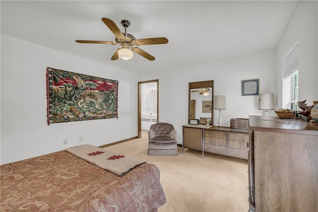 211 Jana Dr, Walhalla, SC 29691 - bedroom with light carpet and a ceiling fan
