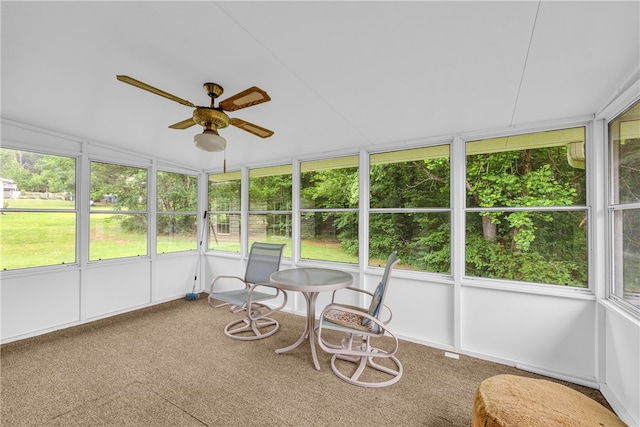 211 Jana Dr, Walhalla, SC 29691 - sunroom / solarium with a ceiling fan and plenty of natural light
