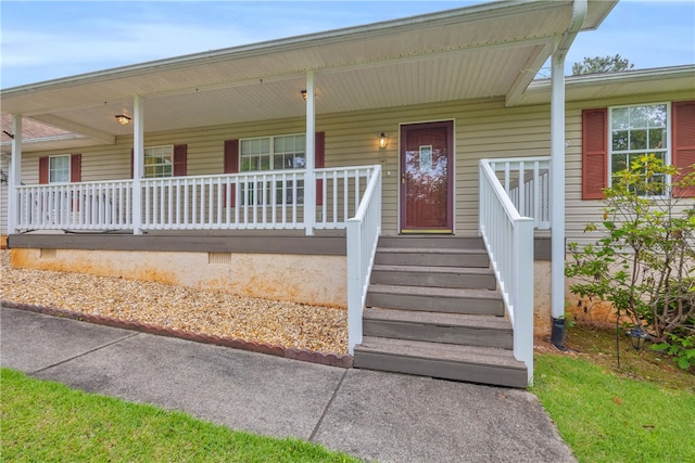 211 Jana Dr, Walhalla, SC 29691 - doorway to property with a porch and crawl space