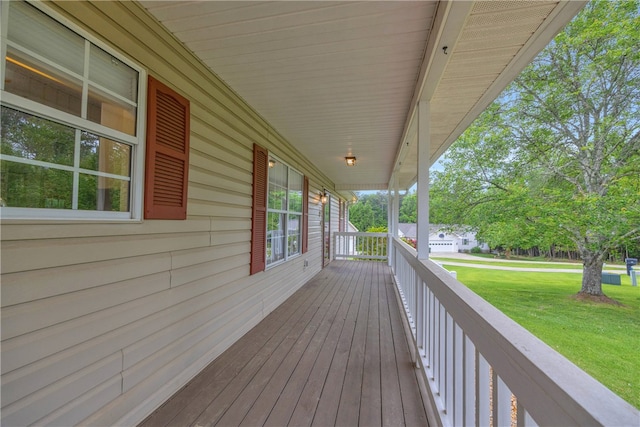 211 Jana Dr, Walhalla, SC 29691 - wooden porch featuring a lawn