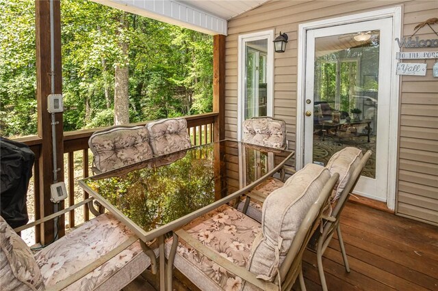 108 Ascot Ct, Easley, SC 29642 - sunroom featuring vaulted ceiling