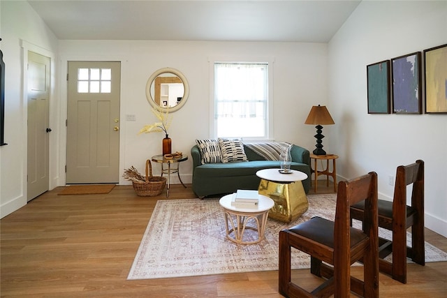 202 S Broad St, Westminster, SC 29693 - living area featuring wood finished floors and baseboards