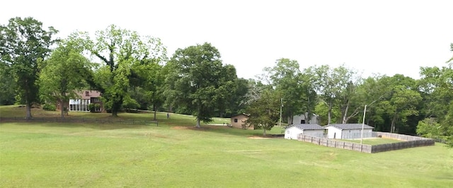 261 N Mcallister Rd, Liberty, SC 29657 - view of grassy yard featuring view of wooded area