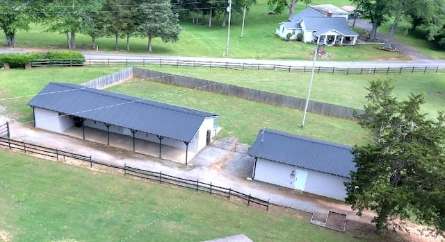 261 N Mcallister Rd, Liberty, SC 29657 - view of yard with an outdoor riding arena and a view of countryside
