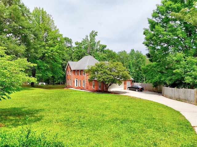 1208 Marett Rd, Pendleton, SC 29670 - view of yard with driveway and an attached garage