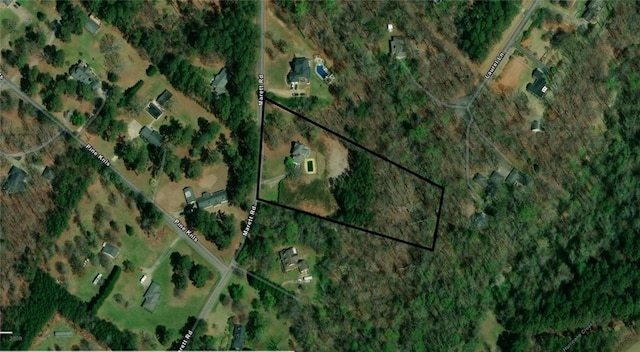 1208 Marett Rd, Pendleton, SC 29670 - map / location with property parcel outlined