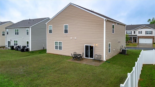 204 Lily Pond Pl, Easley, SC 29642 - rear view of house with a patio area and central AC unit