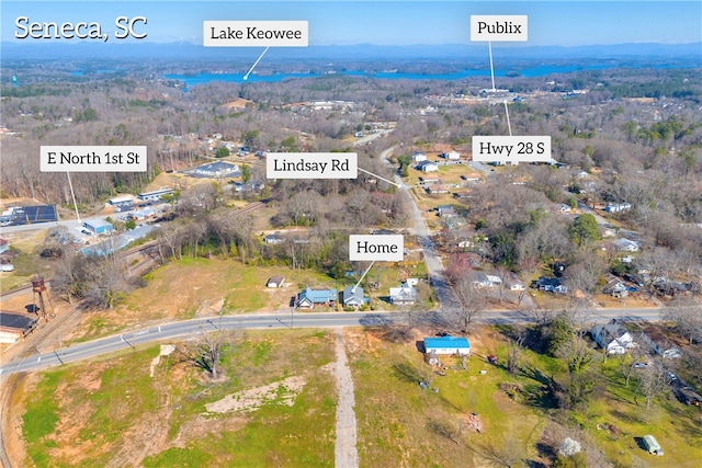 731 E Main St, Seneca, SC 29678 - aerial overview of property's location