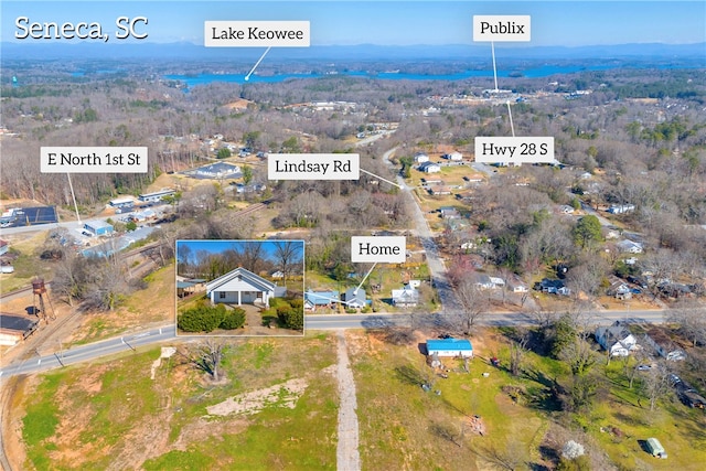731 E Main St, Seneca, SC 29678 - aerial overview of property's location