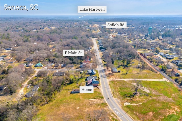 731 E Main St, Seneca, SC 29678 - aerial view of property's location